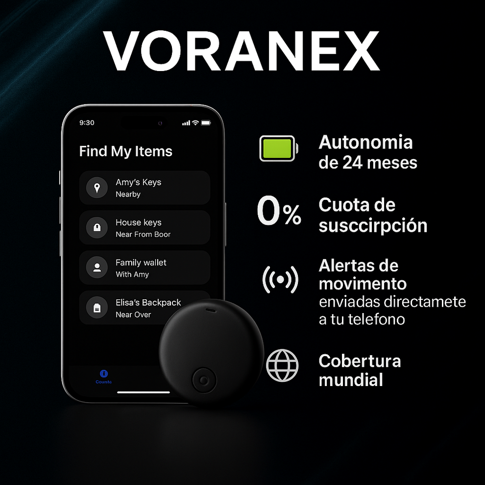 Rastreador GPS preciso sin suscripción (Android/Apple)